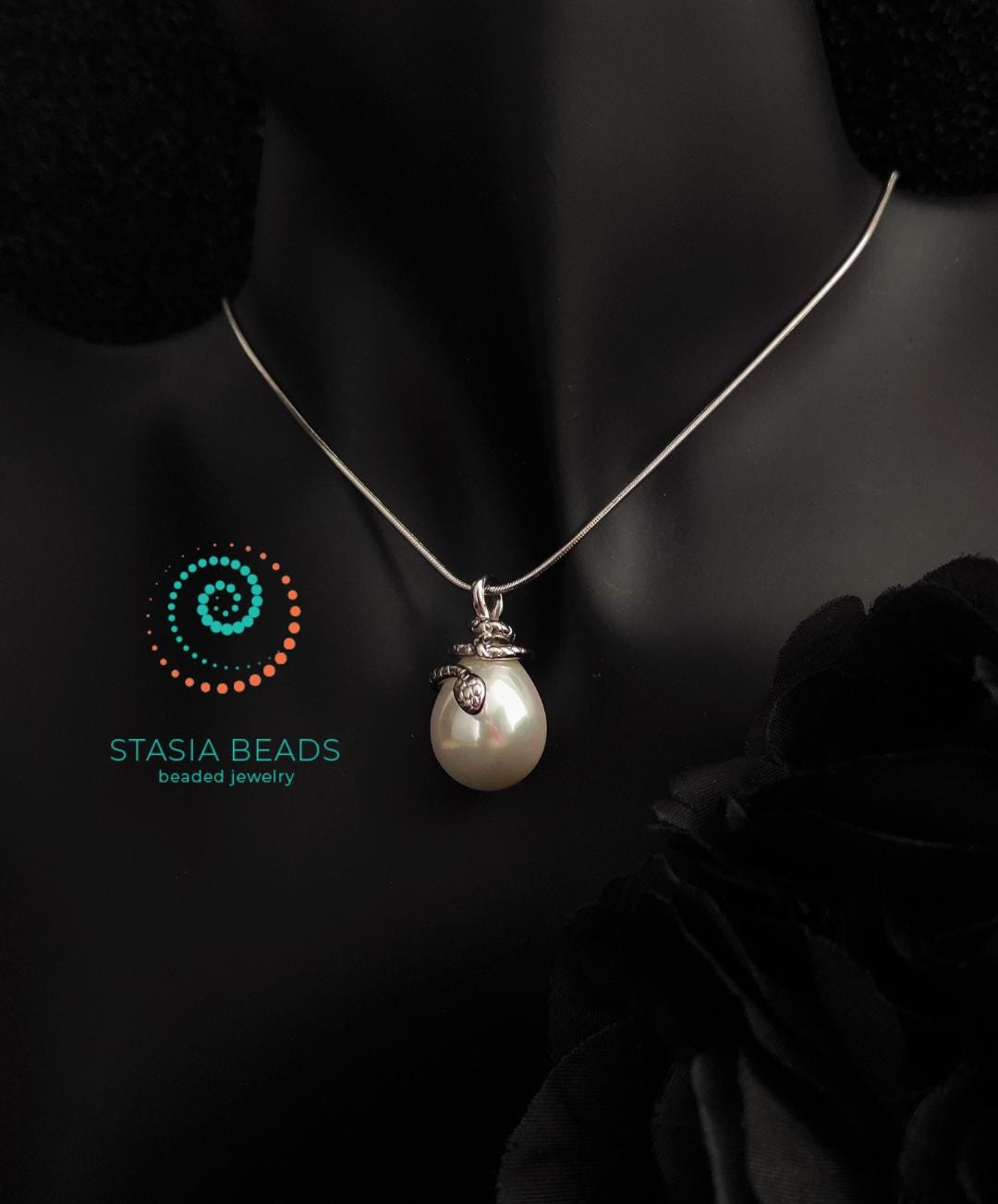 18K Gold Plated Snake Chain Necklace with Snake Pendant - Elegant Serpent Jewelry from StasiaBeads